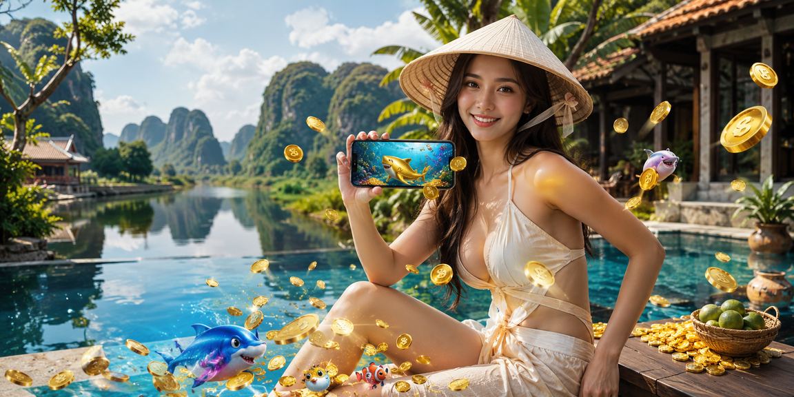 Người dùng Ninh Bình sử dụng ứng dụng cá cược thể thao trên điện thoại trong khung cảnh nông thôn Việt Nam